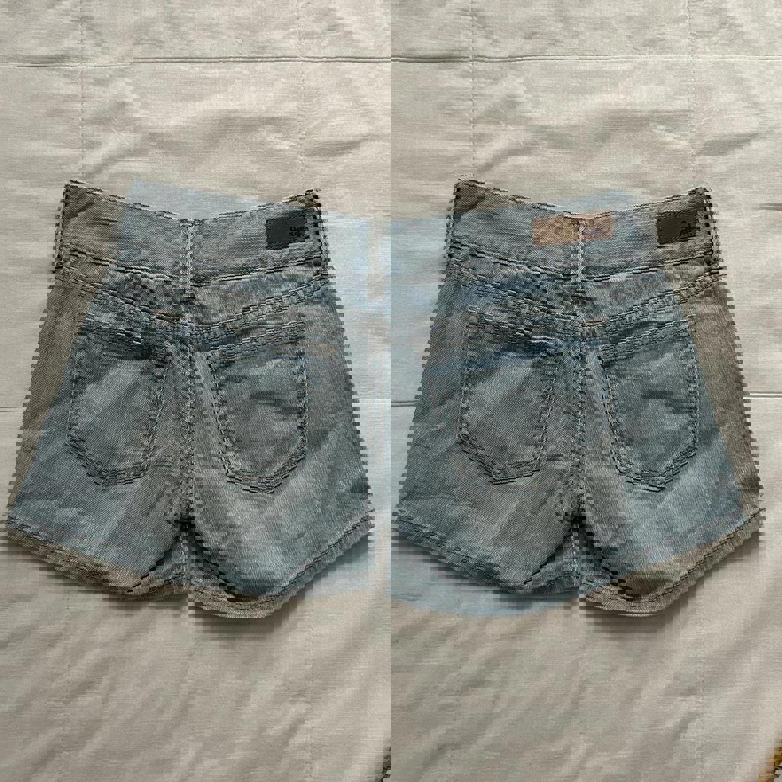 IGNI Japanese brand Low-rise blue denim shorts Size xs