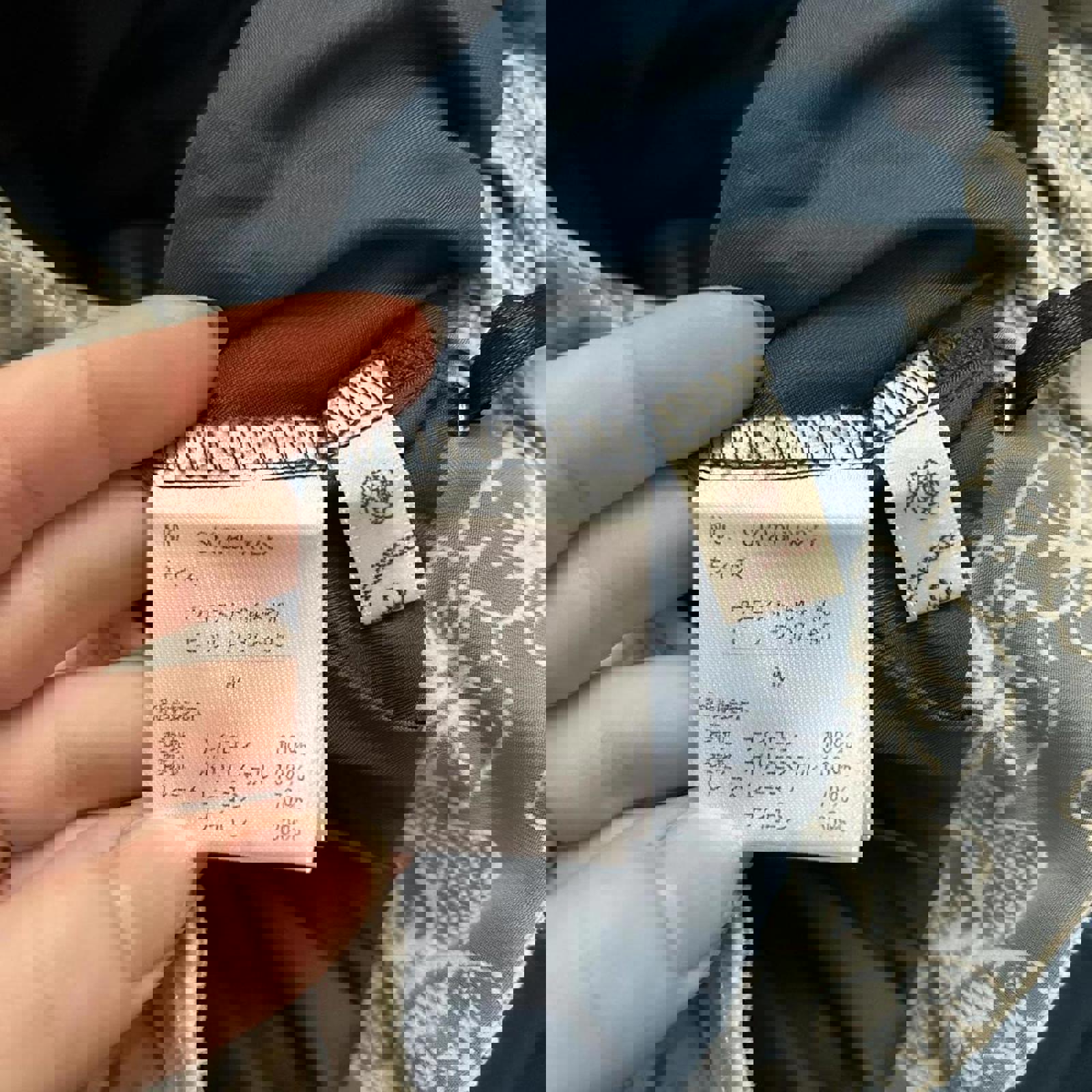 Axes Femme green and white floral flocked mesh overlay midi skirt Size medium