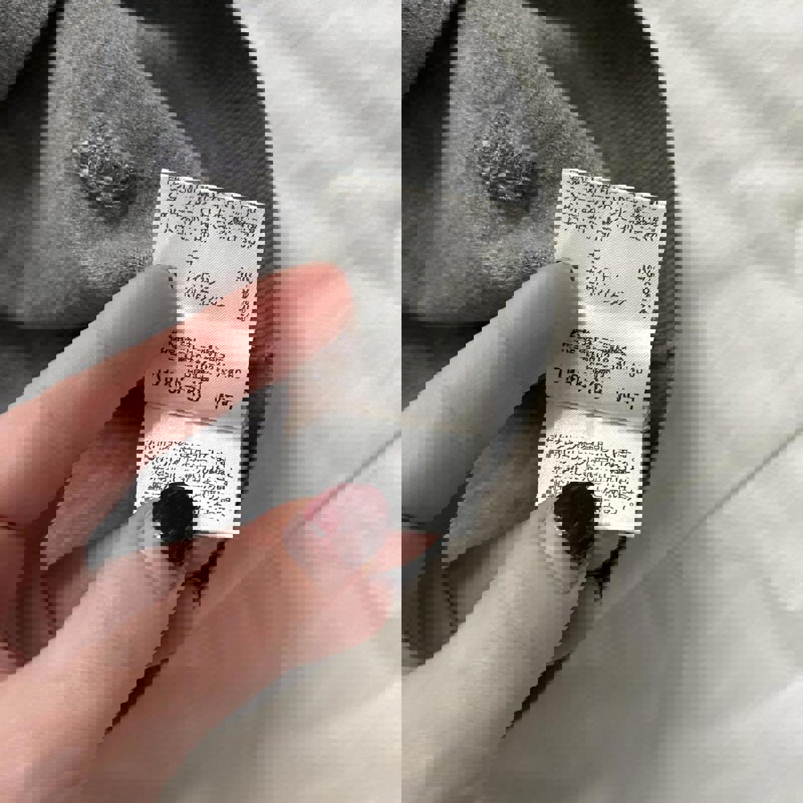 Grey Burberry V-neck boxy sweater vest top with shoulder epaulette details