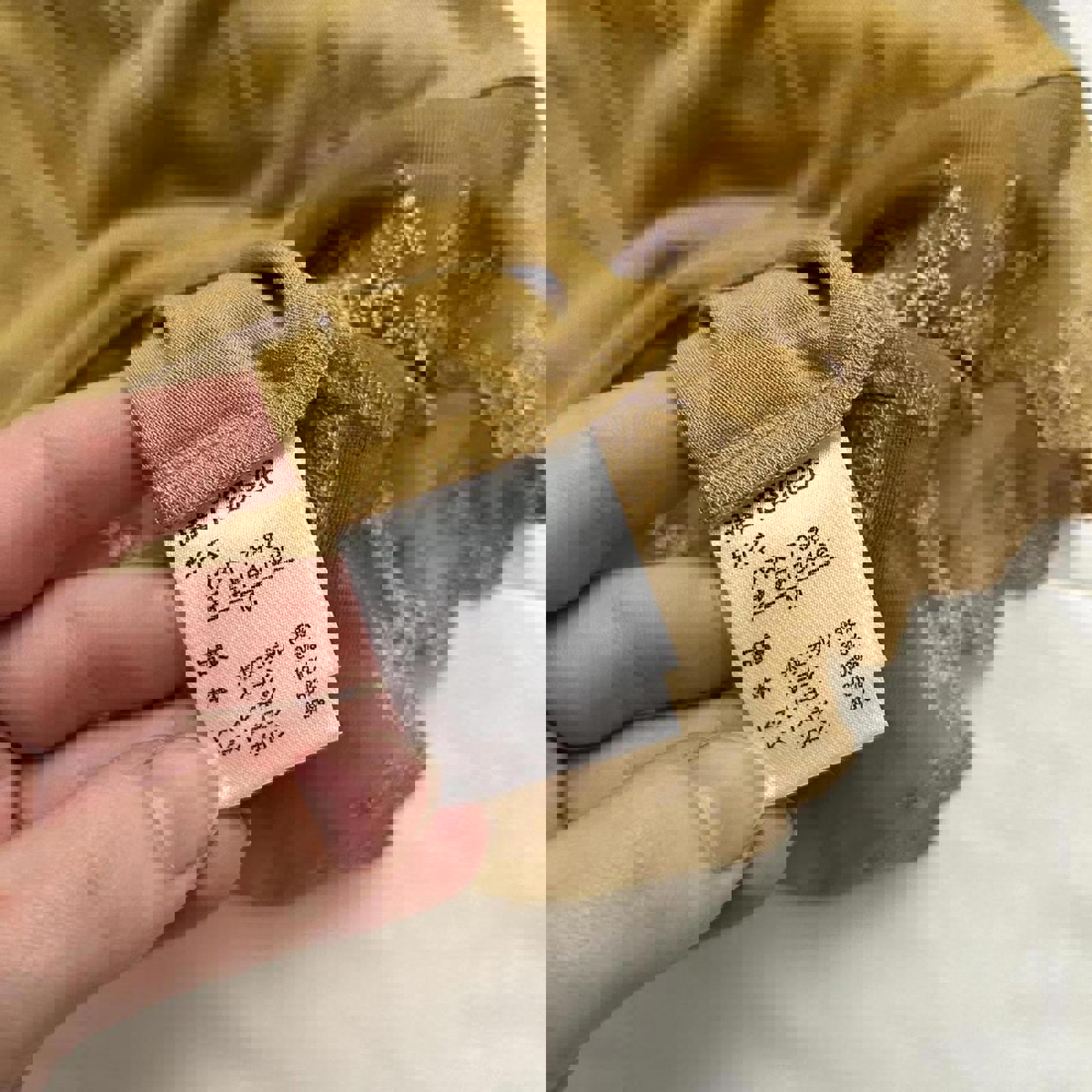 Axes Femme mustard yellow short sleeve tee with lace bib detailing Size medium