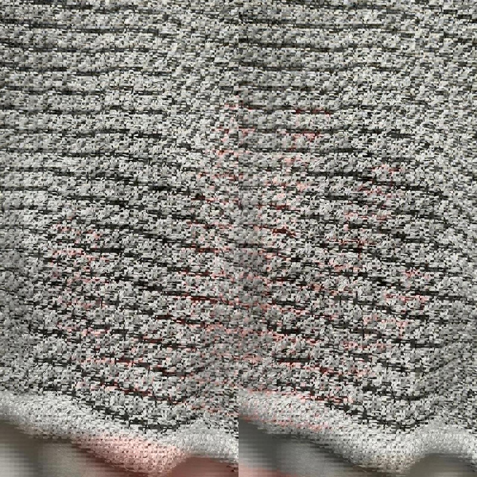 Helmut Lang Grey and white open knit sweater Size small