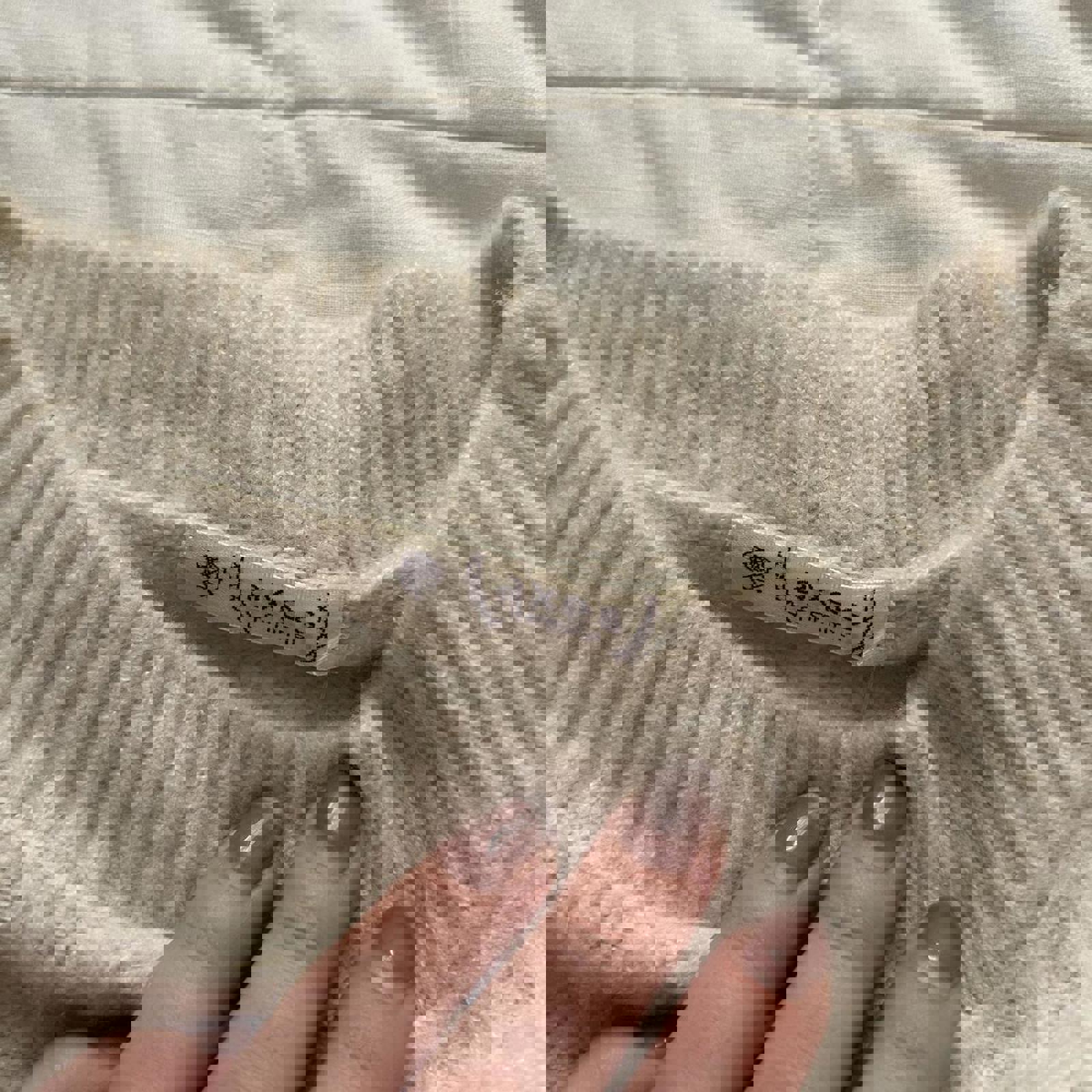 Axes Femme Cream sweater with pearl buttons Size medium, from Japan