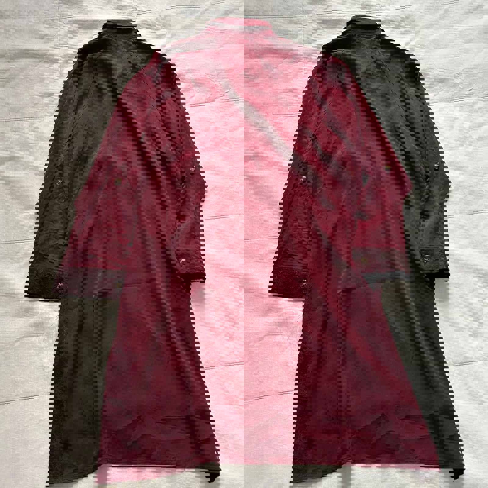 Axes Femme Burgundy and brown shoulder lacing detail dress Size medium