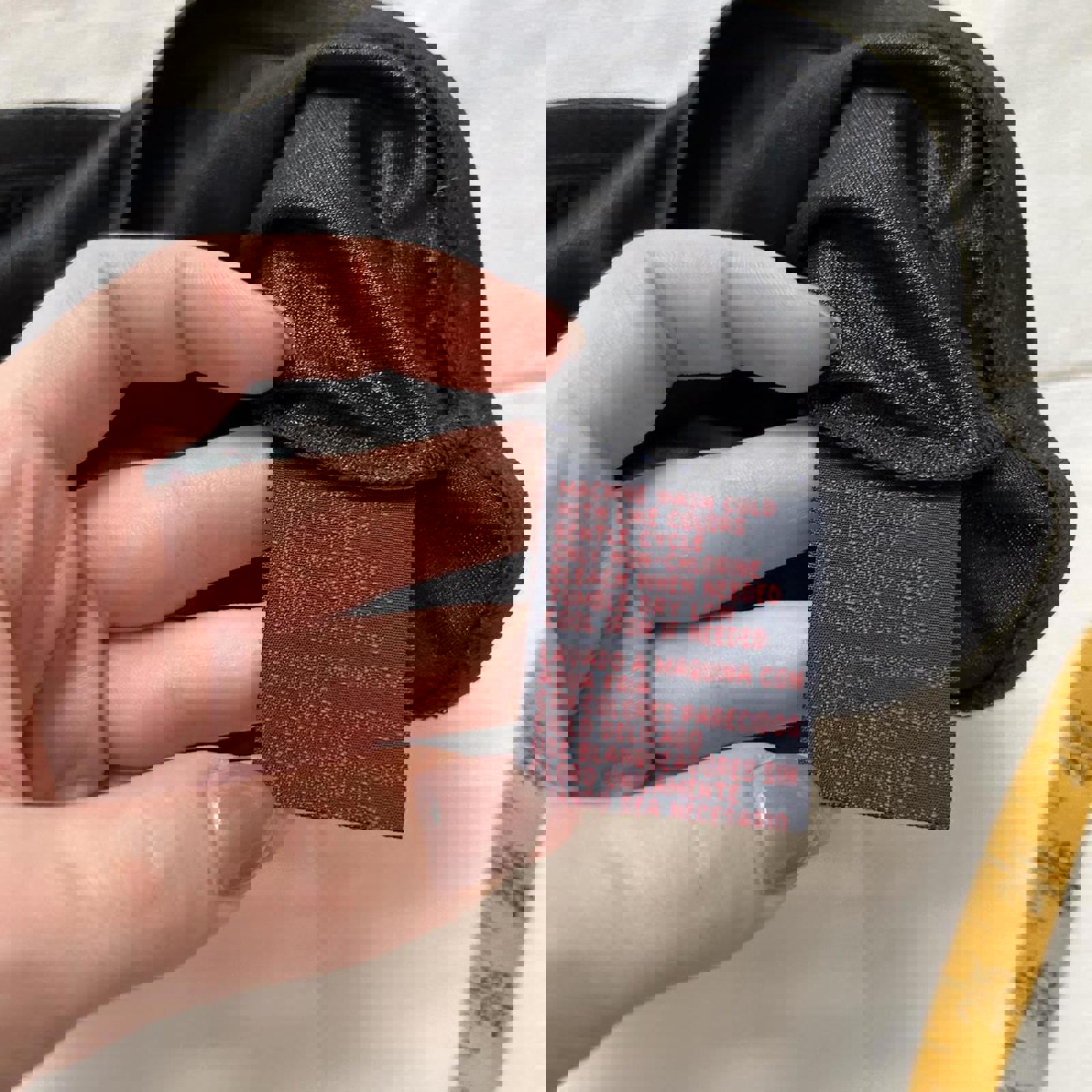 Deadstock Y2K Black shimmer Ralph Lauren bandeau top Size XS