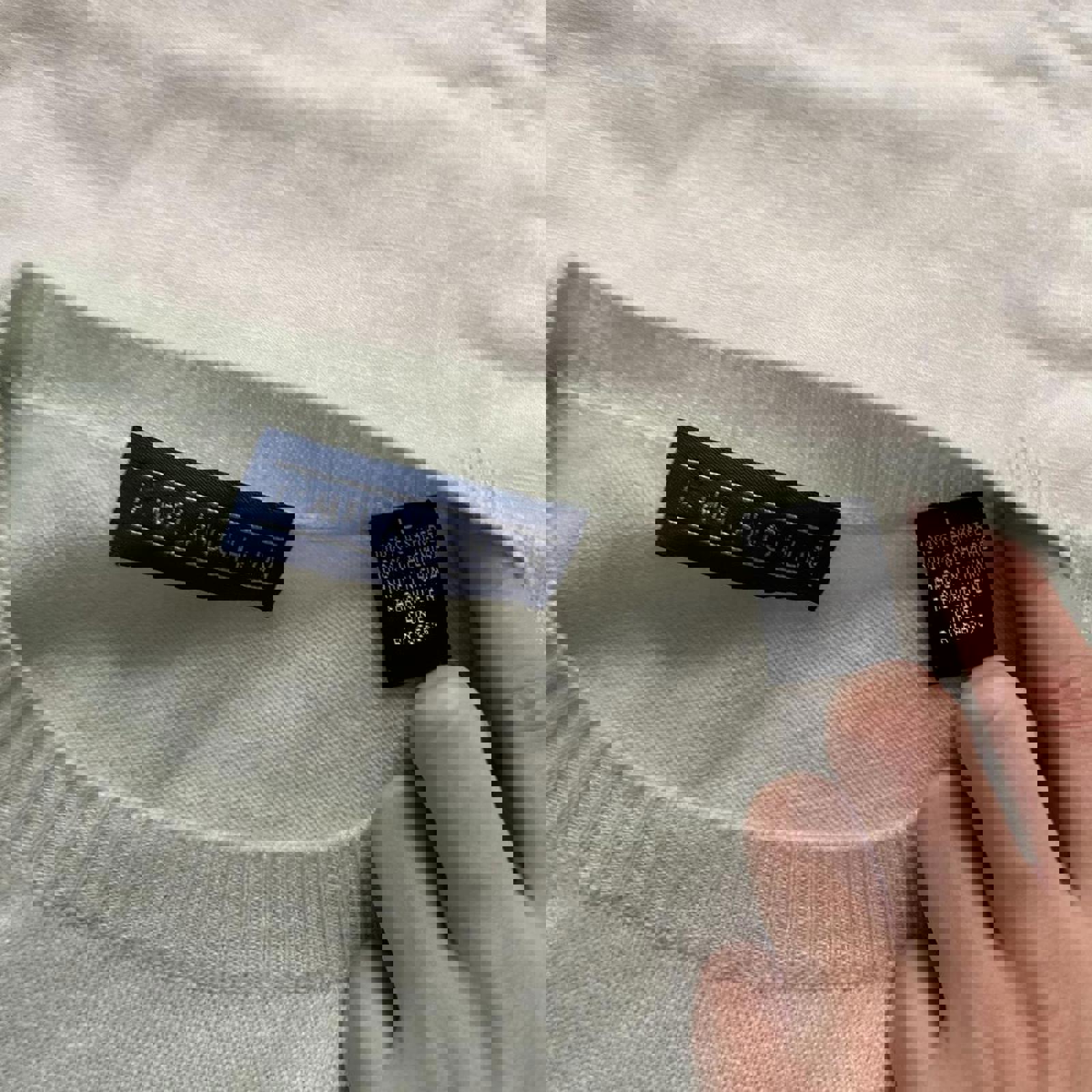 J.McLaughlin Mint blue 100% cashmere margarita graphic sweater Size large