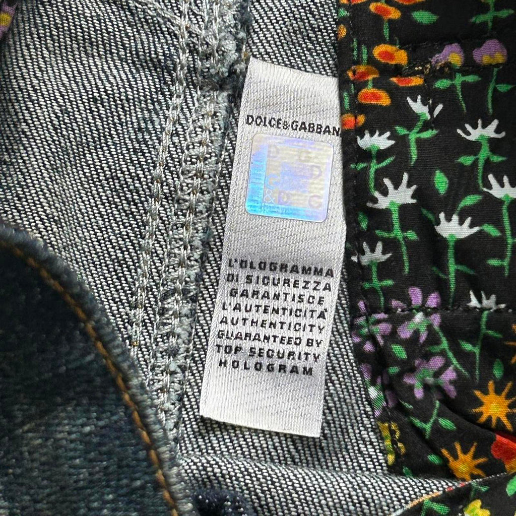 D&G Dolce & Gabbana Dark wash denim pencil skirt Size 36