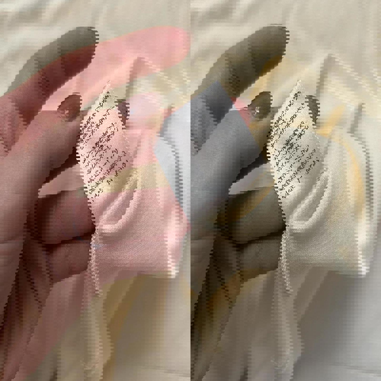 Emily Temple Cute Cream and green lace trim top with red charm detail