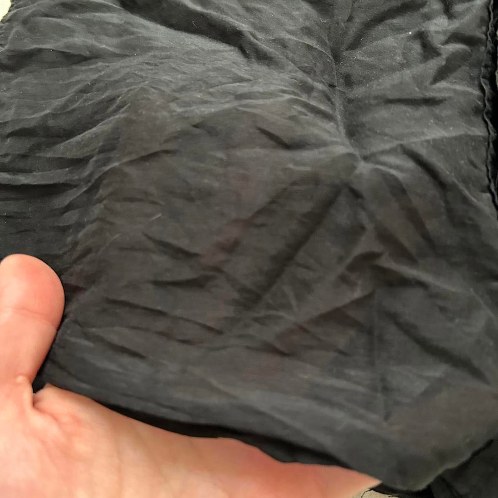 Gap Y2K silk blend Black button up shirt Size 0