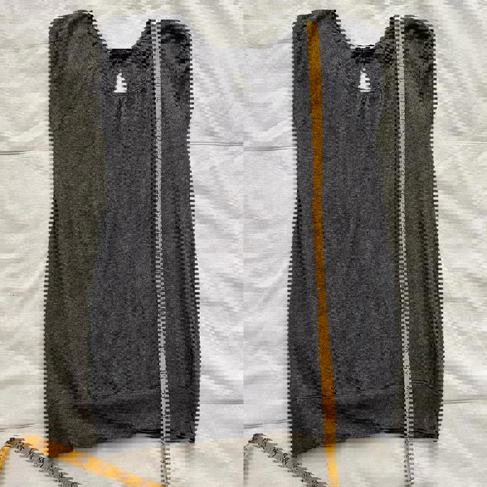 Grey Roberto Collina angora blend knit top with cutout draped open back